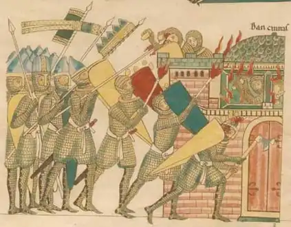 Scène de guerre.
