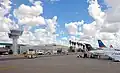 L'aéroport international Hosea Kutako de Windhoek.