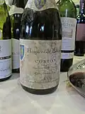 Cuvée de corton grand cru des hospices de Beaune dédié au docteur Peste.