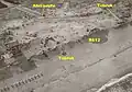Une partie des positions d'Hossegor Sud en 1947