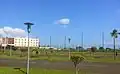 Camp d'entrainement, Hôtel et le Nuevo Estadio de Malabo