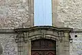 Détail de la porte d'entrée.