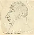 Portrait de M. Dupont Delporte, auditeur, Berlin, 1807,