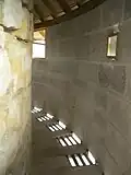 Les hourds du donjon.
