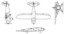 Description de l'image Howard DGA-15 3-view L'Aerophile July 1939.jpg.