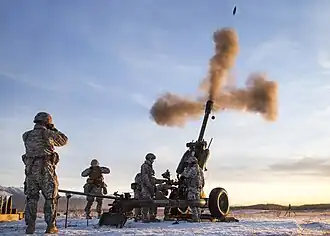 Image illustrative de l'article Obusier M102 de 105 mm