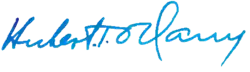 signature de Hubert Thomas Delany