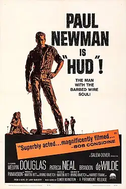 Description de l'image Hud (1962 poster).jpg.