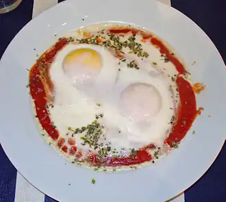 Image illustrative de l’article Œufs à la tomate