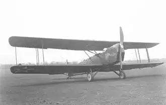 Vue de l'avion.