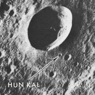 Image illustrative de l'article Hun Kal (cratère)