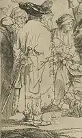 Personnage anonyme de dos