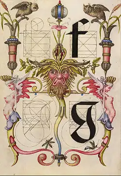 Guide pour la construction des lettres F et G.