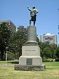 Statue du Capitaine Cook par Thomas Woolner.
