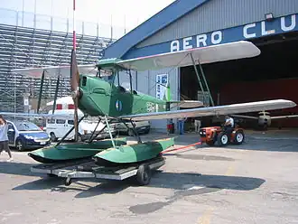 Vue de l'avion.
