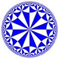 Un autre pavage triangulaire d'ordre infini