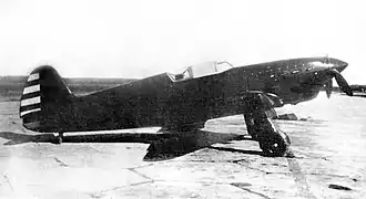 Vue de l'avion.