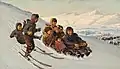 L'hiver au Groenland (1875) est une des toutes premières illustrations artistiques de la culture groenlandaise