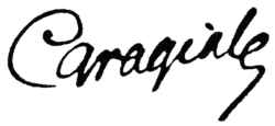 Signature de Ion Luca Caragiale