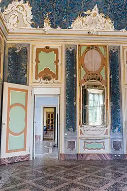 Chambre bleue.