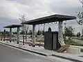 Construction de la station du Mas de Vignolles.