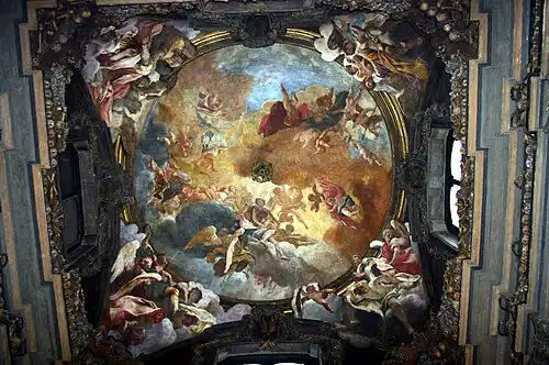 Fresque de la voûte de l'ossuaire