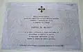 Stèle en mémoire de l'édit de Milan