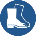 M008 – Protection obligatoire des pieds (chaussure de sécurité)