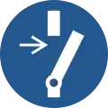 M021 – Débrancher avant d'effectuer une activité de maintenance ou une réparation