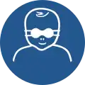 M025 – Protection opaque obligatoire des yeux pour les enfants en bas âge