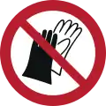 P028 – Port de gants interdit