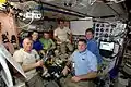 L'équipage de l'expédition 50 de l'ISS pendant le Thanksgiving.