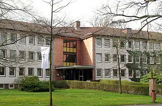 Bâtiment principal du Service international de recherches à Bad Arolsen.