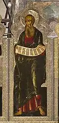 Noé, icône du XVIIe siècle, cathédrale de la Dormition de Moscou.