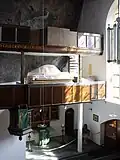 Intérieur de l'église à l'est