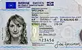 Carte d'identité en Suède&nbsp;(en)