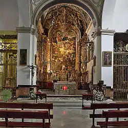 Retable majeur de l'abside.