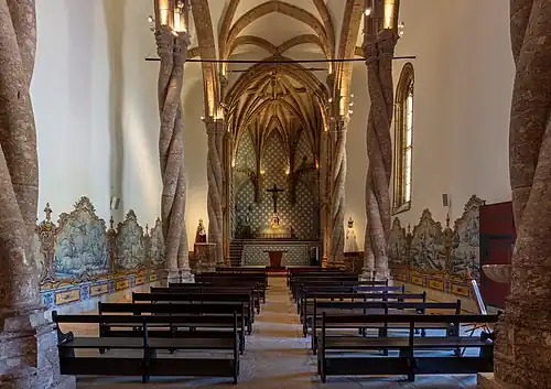 La salle de l'église du monastère. Septembre 2021.