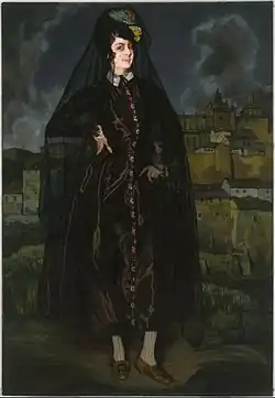 1916 Portrait d'Anita Ramírez en noirBrooklyn Museum