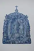 Église Saint-Laurent d'Almancil en Algarve, vers 1730.