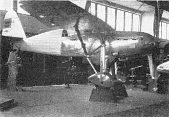 Vue de l'avion.