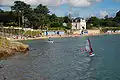 Plage sur l'île