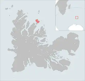 Carte de localisation de l'île Howe.