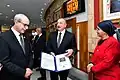 Visite au musée en 2022 d'Ilham Aliyev, président de la république d'Azerbaïdjan.