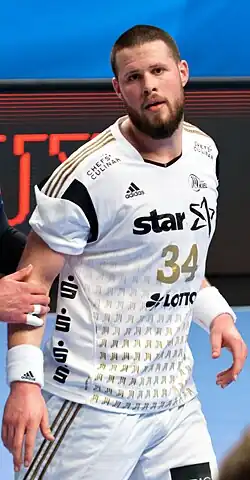 Ilija Brozović avec Kiel en mars 2017