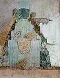 Magasin de Masques, 1980, huile sur papier couché sur toile, 71 x 50 cm, Galerie nationale de Hongrie