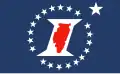 Drapeau du sesquicentenaire de l'Illinois.