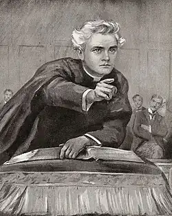 Campbell prêchant avant 1903