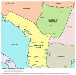 La région au IIIe&nbsp;siècle av. J.-C.