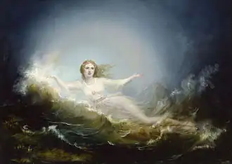 Ilmatar peint par Robert Wilhelm Ekman.